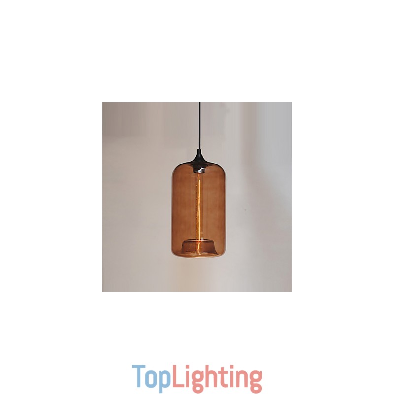 Bottle Design Pendant 1 Light Minimalist Iron Painting