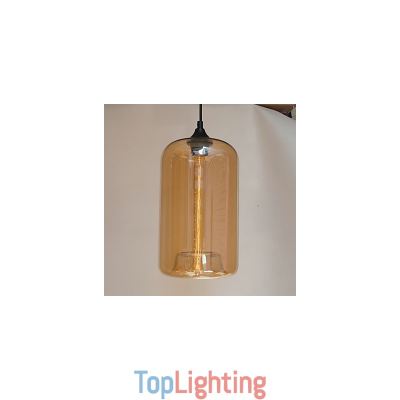 Bottle Design Pendant 1 Light Minimalist Iron Painting