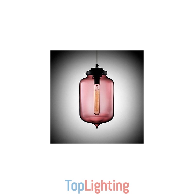 Bottle Design Pendant 1 Light Minimalist Iron Painting