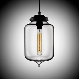 Retro Creative Single Head Glass Pendant Lamp Cafe In The Goldfish Bowl