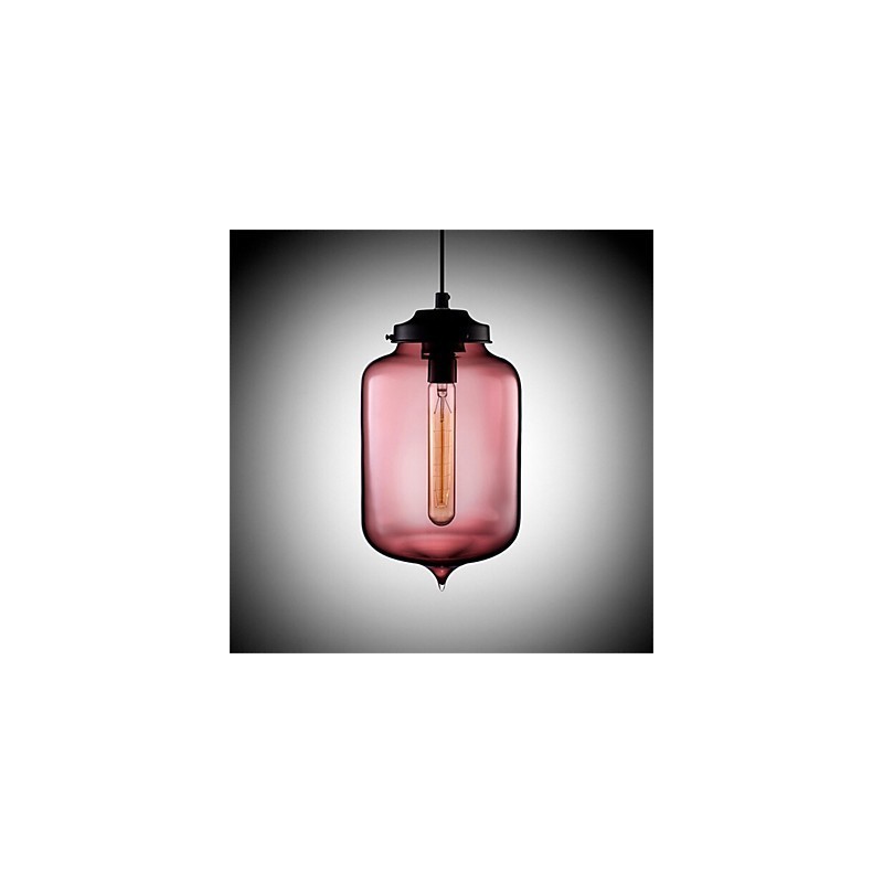 Retro Creative Single Head Glass Pendant Lamp Cafe In The Goldfish Bowl