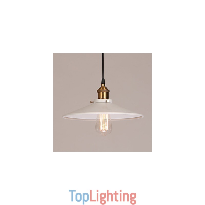 Vintage Painting Metal Pendant Light
