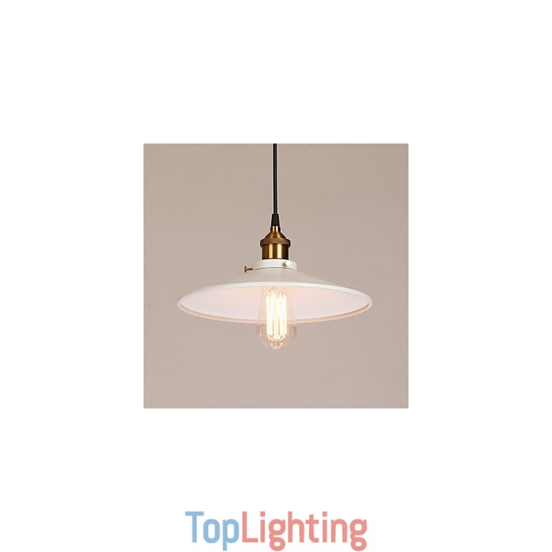 Vintage Painting Metal Pendant Light