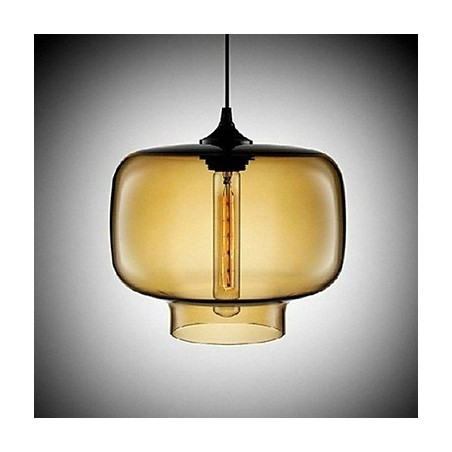 Bottle Design Pendant 1 Light Concise Iron Painting