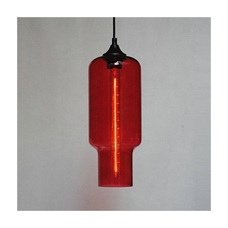 Modern Glass Pendant Light in Brown Bubble Design Modern Glass Pendant Light in Brown Bubble Design