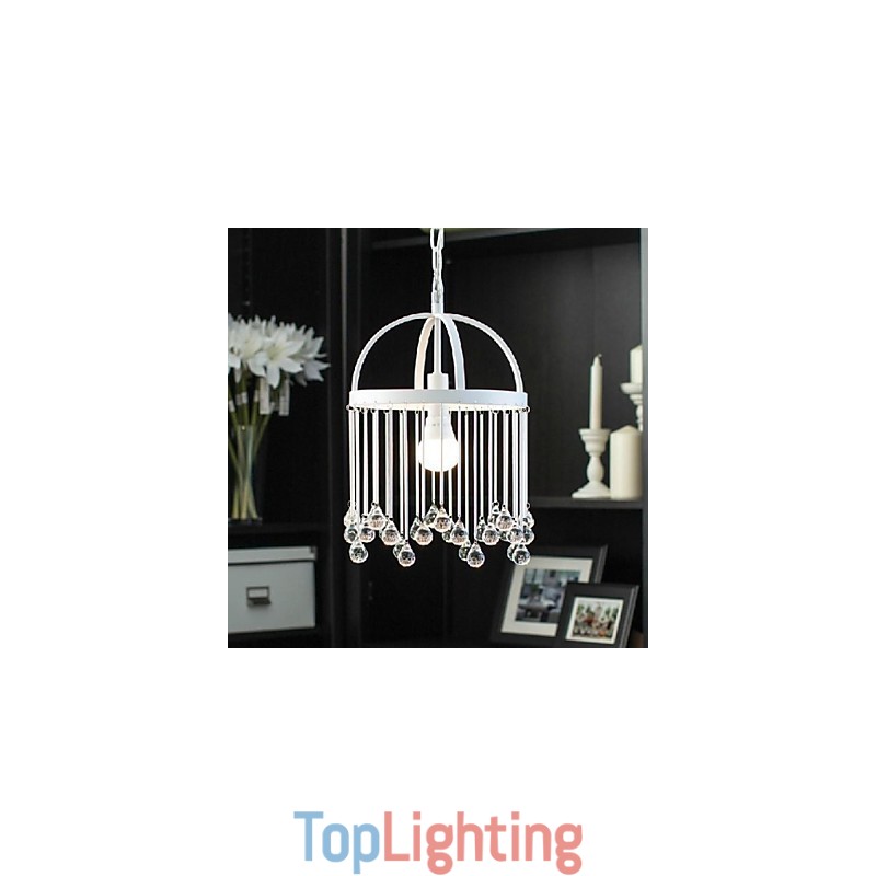 Modern Contemporary Traditional Classic Crystal Mini Style Painting Metal Pendant Light