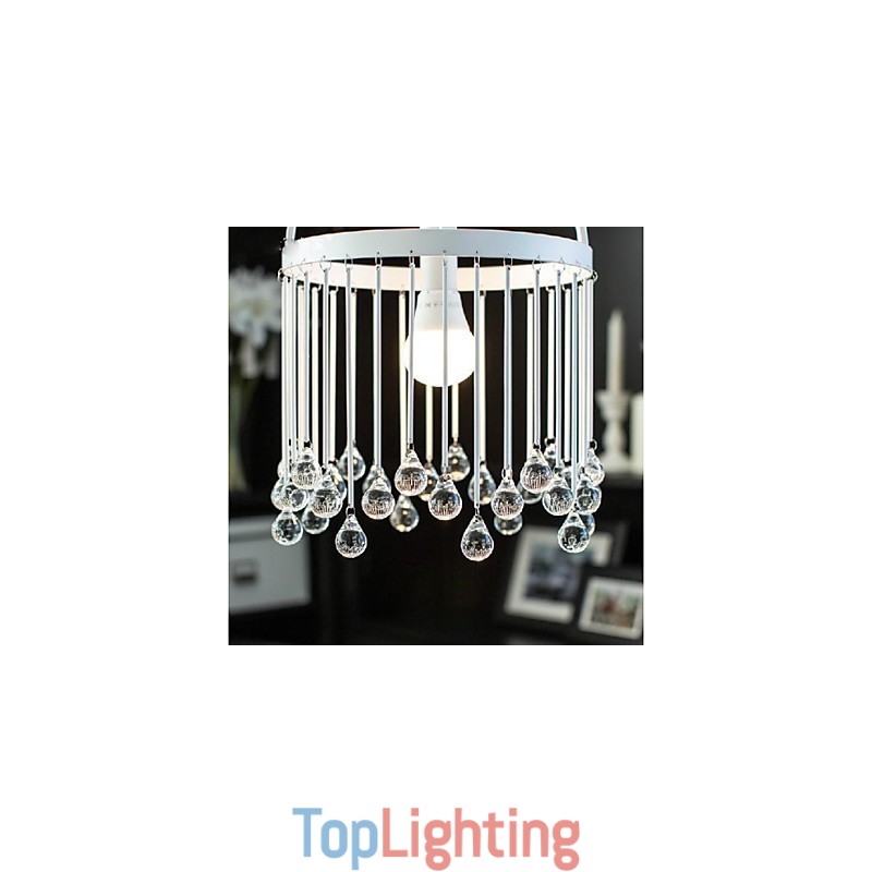 Modern Contemporary Traditional Classic Crystal Mini Style Painting Metal Pendant Light