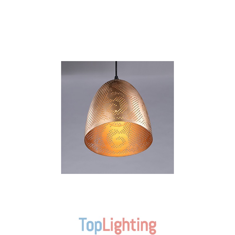 Modern Wrought Lron Gold Chandelier