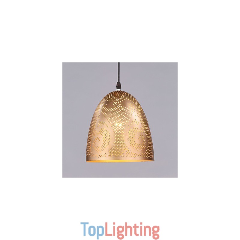 Modern Wrought Lron Gold Chandelier
