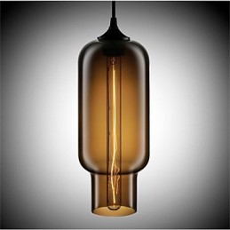 Retro Creative Single Head Glass Pendant Lamp Cafe In The Goldfish Bowl