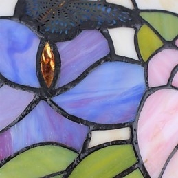 30*28CM 5 10㎡European Rural Creative Arts Stained Glass Chandelier Restoring Ancient Ways Lamp Light