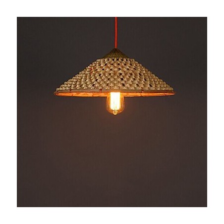 Vintage Farm Straw Bamboo Chandelier Chandelier Chandelier Vintage Farm Straw Bamboo Chandelier Chandelier Chandelier