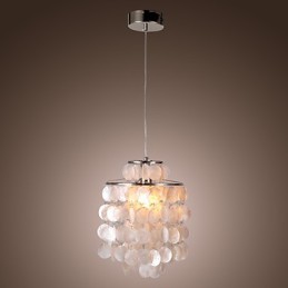 Modern Contemporary Mini Style Chrome Pendant Light