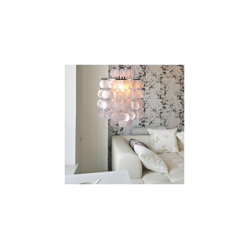 Modern Contemporary Mini Style Chrome Pendant Light