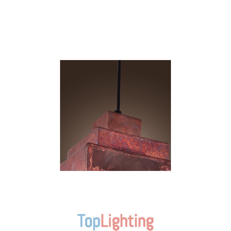 Traditional Classic Mini Style Painting Pendant Light