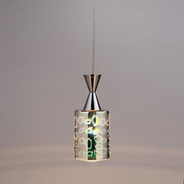 Dream laser Engraving Chrome Plated pendant lamp L