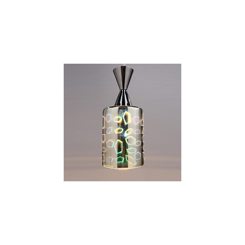 Dream laser Engraving Chrome Plated pendant lamp L