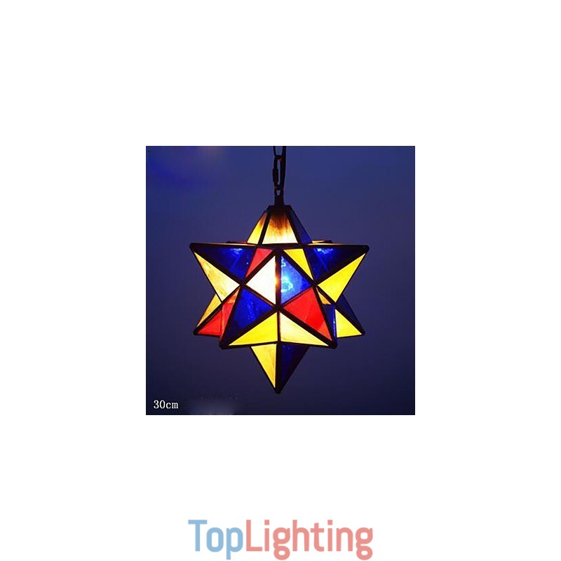 30CM Artistic Individuality Creative Porch Modern Stars Droplight Lamp