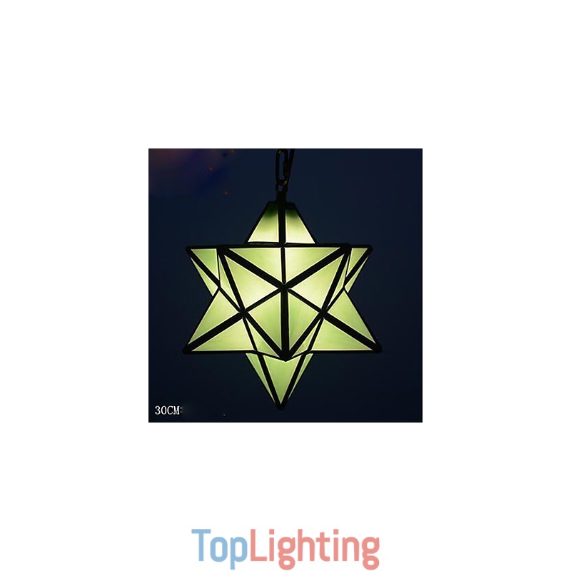 30CM Artistic Individuality Creative Porch Modern Stars Droplight Lamp
