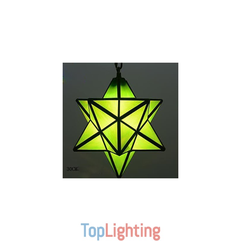 30CM Artistic Individuality Creative Porch Modern Stars Droplight Lamp