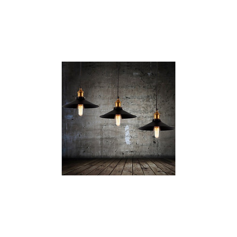 European Style Retro Classic Pendant Light Metal Art Droplight Give Bulb Diameter