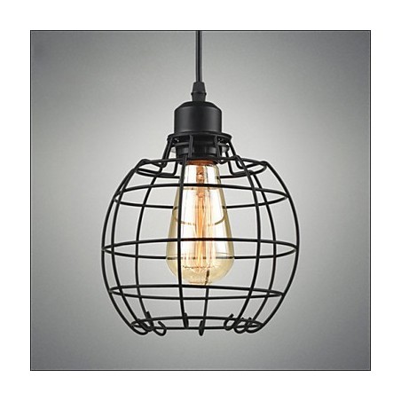 Edison Pendant Light Chandelier Wire Cage Hanging Ceiling Lampshade Edison Pendant Light Chandelier Wire Cage Hanging Ceiling Lampshade
