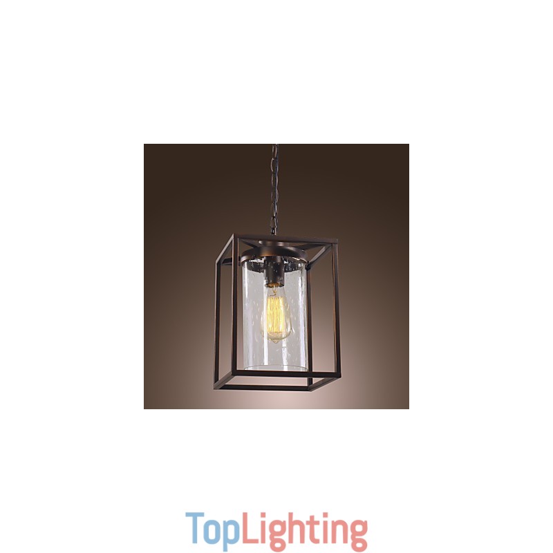 Traditional Classic Vintage Lantern Mini Style Electroplated Pendant Light Dining