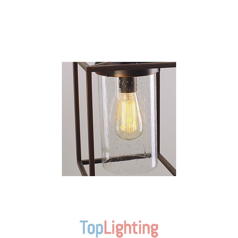 Traditional Classic Vintage Lantern Mini Style Electroplated Pendant Light Dining