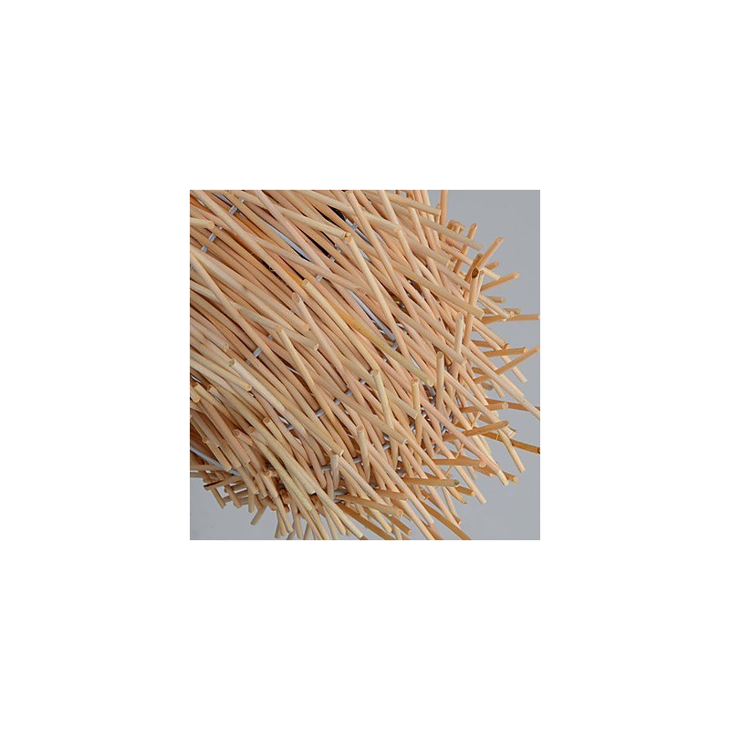 Chandelier Mini Style Lantern Wood Bamboo
