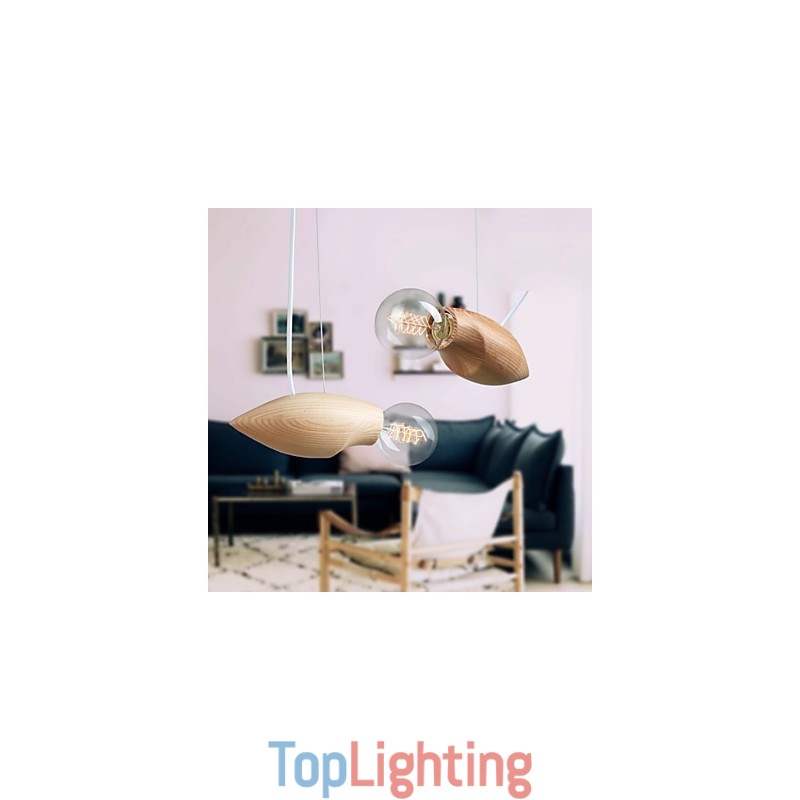 Artistic Individuality Creative Contracted Restoring Ancient Ways Of Wood Bees Droplight Lamp