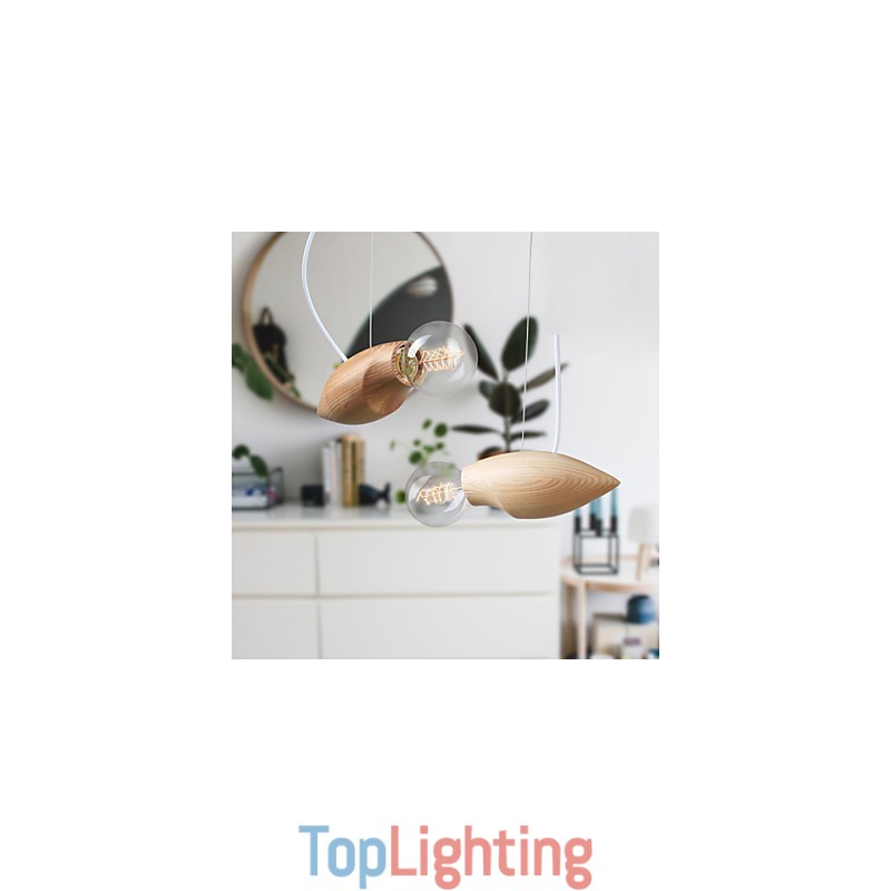 Artistic Individuality Creative Contracted Restoring Ancient Ways Of Wood Bees Droplight Lamp