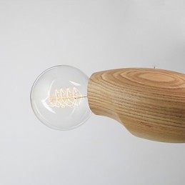 Artistic Individuality Creative Contracted Restoring Ancient Ways Of Wood Bees Droplight Lamp