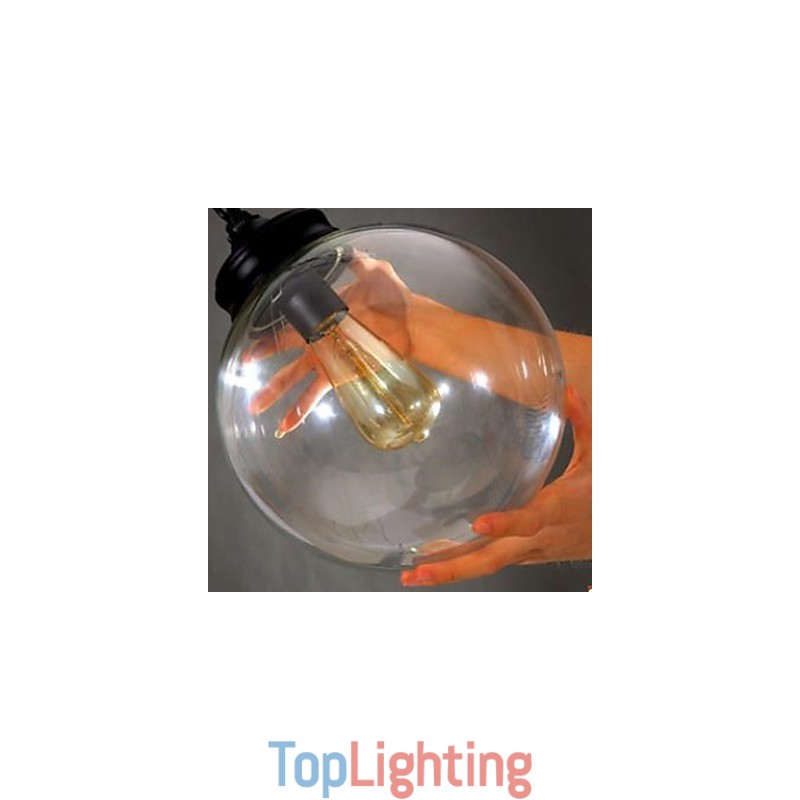 Ball Glass Chandelier Contracted Household Droplight