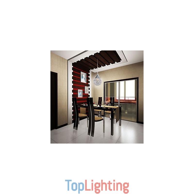 G9 Pendant Light Crystal Modern Contemporary Metal