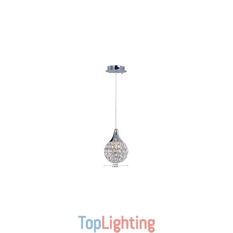 G9 Pendant Light Crystal Modern Contemporary Metal