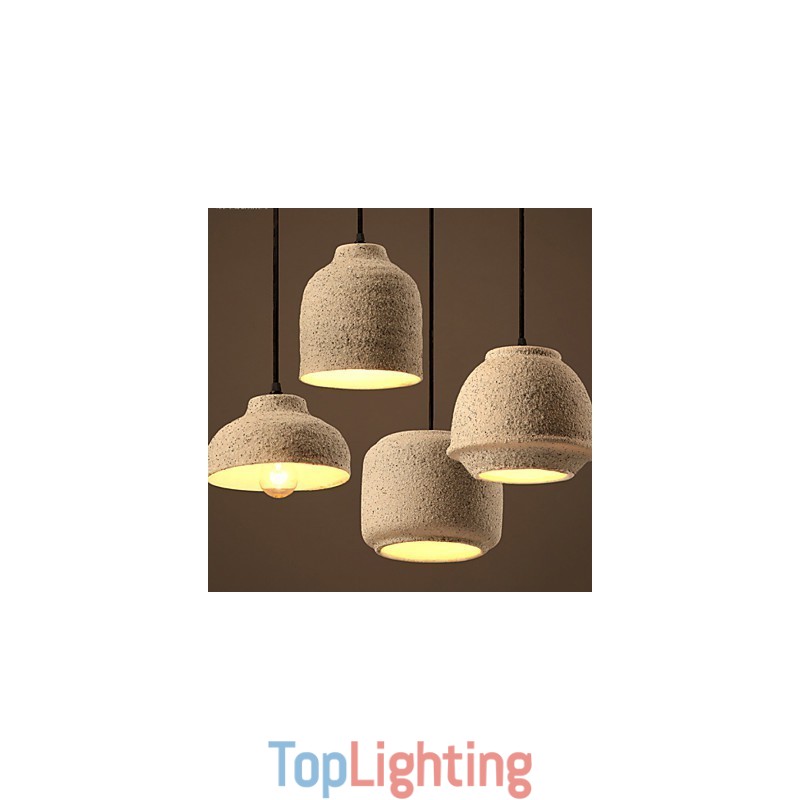 Nordic Creative Arts The Color Sand Ceramic Chandelier Lamp Light