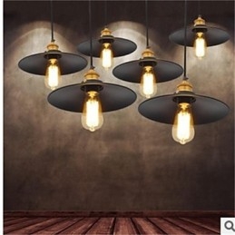 The American Minimalist Retro 1 Iron Chandelier