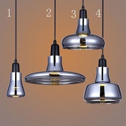 European Contracted Creative Nordic Design Shadow Glass Chandelier Lamp Light
