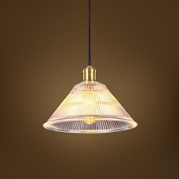 Contracted American Rural Industrial Glass Retro Droplight Falls Lamp
