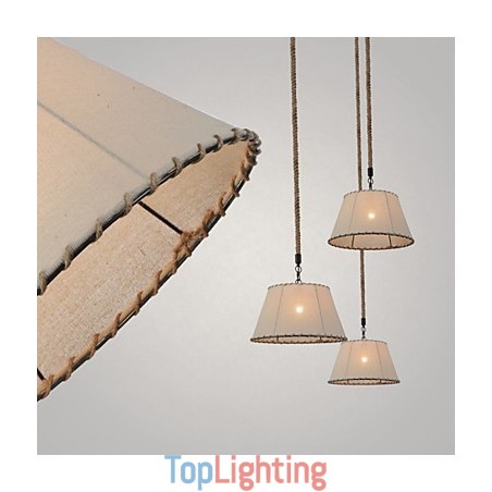 1 Lights Pendant Lamps Vintage Style Industry Style Yellow Cloth & Metals Drop Light 1 Lights Pendant Lamps Vintage Style Industry Style Yellow Cloth & Metals Drop Light