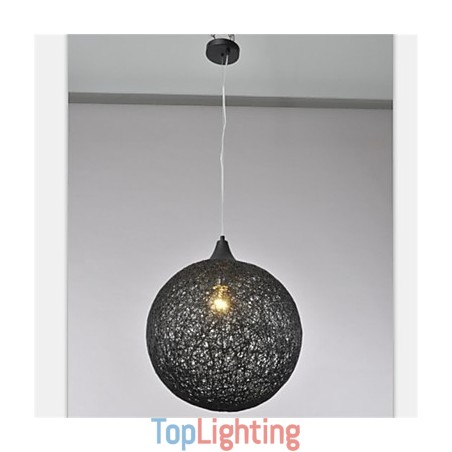 American country ball type creative paper rattan Chandelier