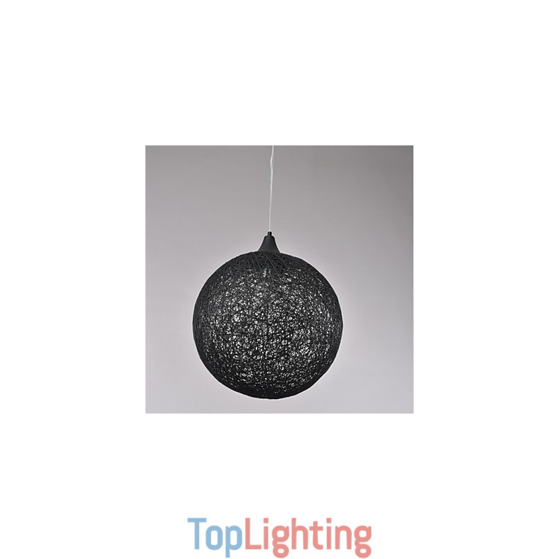 American country ball type creative paper rattan Chandelier