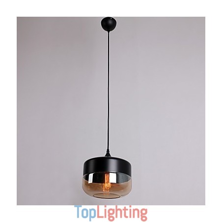 Retro Plating Glass 1 Light Painting Pendant Retro Plating Glass 1 Light Painting Pendant