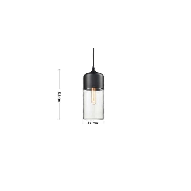 The Nordic Creative Stair Shop'S Art Wrought Iron Glass Chandelier Lamp
