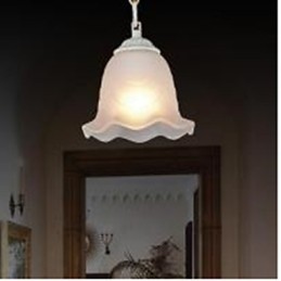 Traditional Classic Vintage Retro Painting Metal Pendant Light