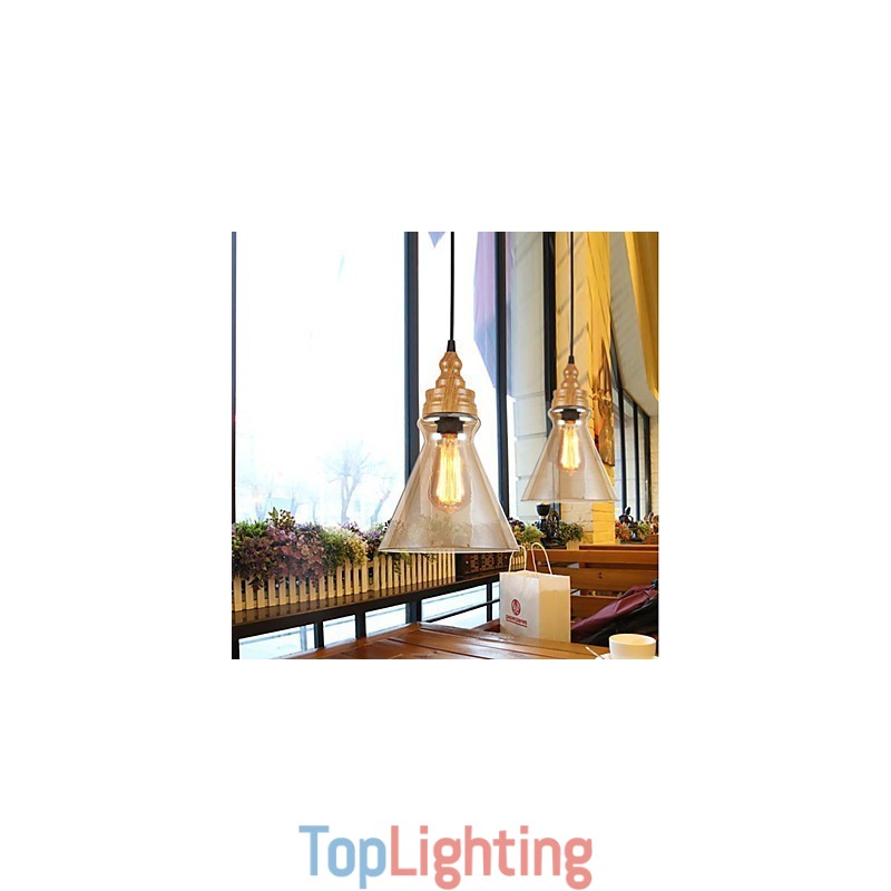 Northern American Creative Wood Grain Crystal Lamp Restoring Ancient Ways Lamp Light