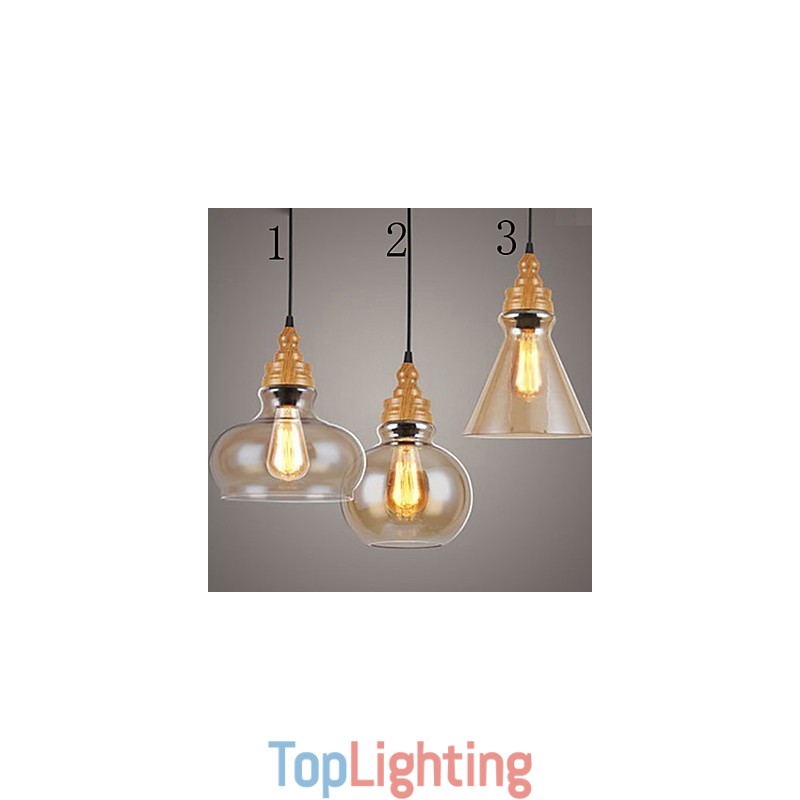 Northern American Creative Wood Grain Crystal Lamp Restoring Ancient Ways Lamp Light