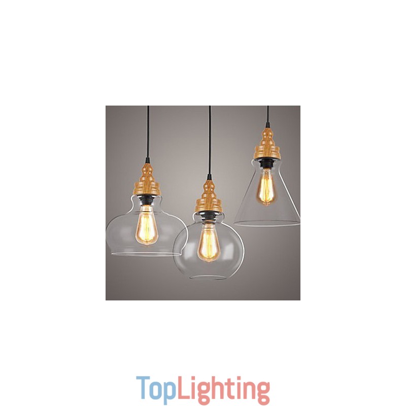Northern American Creative Wood Grain Crystal Lamp Restoring Ancient Ways Lamp Light