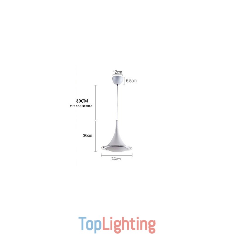 Trumpet Pendant Light Droplight Acrylic Chandelier