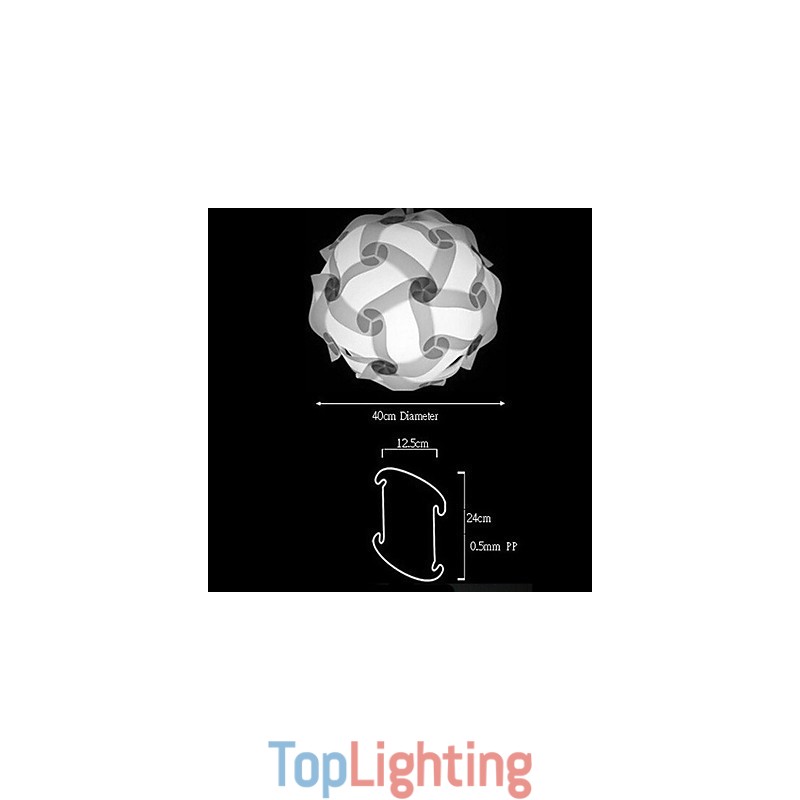 DIY Modern Pendant Ball Lamp 40cm